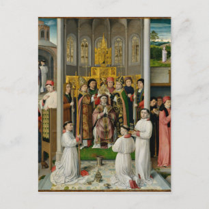 Scenes från Life of Saint Augustine Vykort