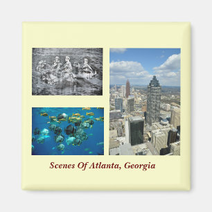 Scenes of Atlanta, Georgien Magnet