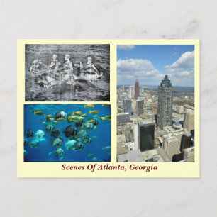 Scenes of Atlanta, Georgien Vykort