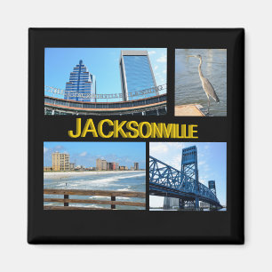 Scenes of Jacksonville, Florida Magnet