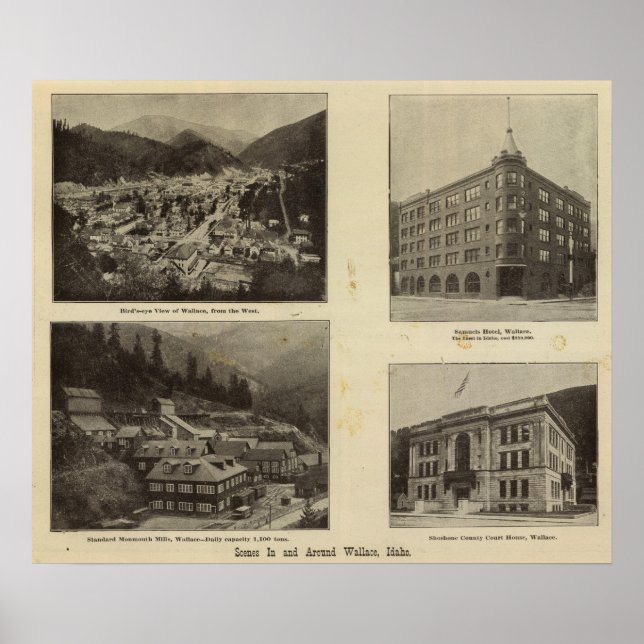 Scenes, Wallace, Idaho Poster (Framsidan)