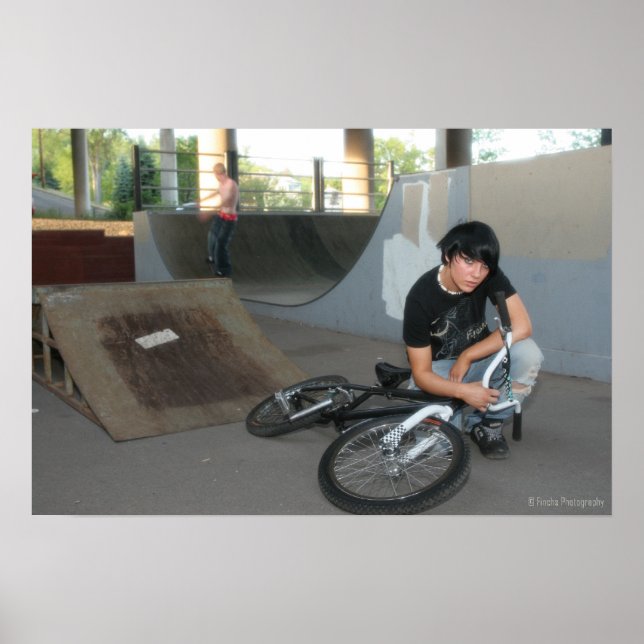 Scenester BMX-modell Poster (Framsidan)