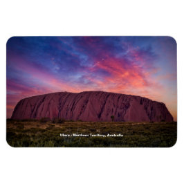 Scenfotografi - Uluru vid solnedgång Magnet