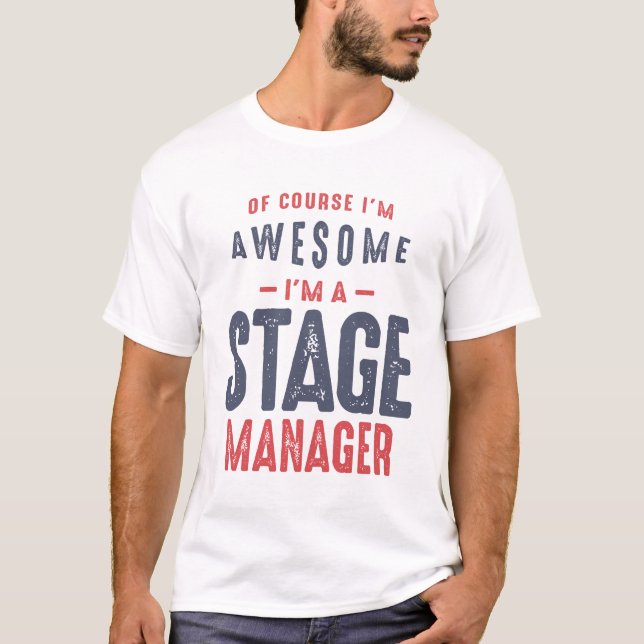 Scenhanteraren T Shirt (Framsida)