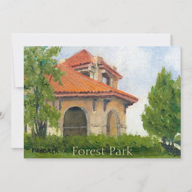 Scenia 1904 World's Fair Pavilion - St Louis Kort (Framsida)