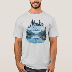 Scenia Alaska River & Mountains Tee