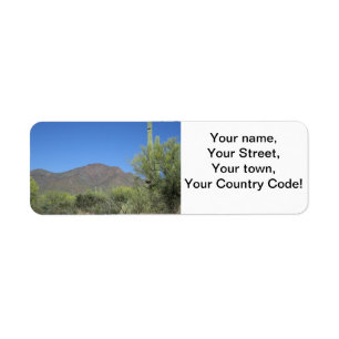 Scenia Apache Trail Returadress Etikett