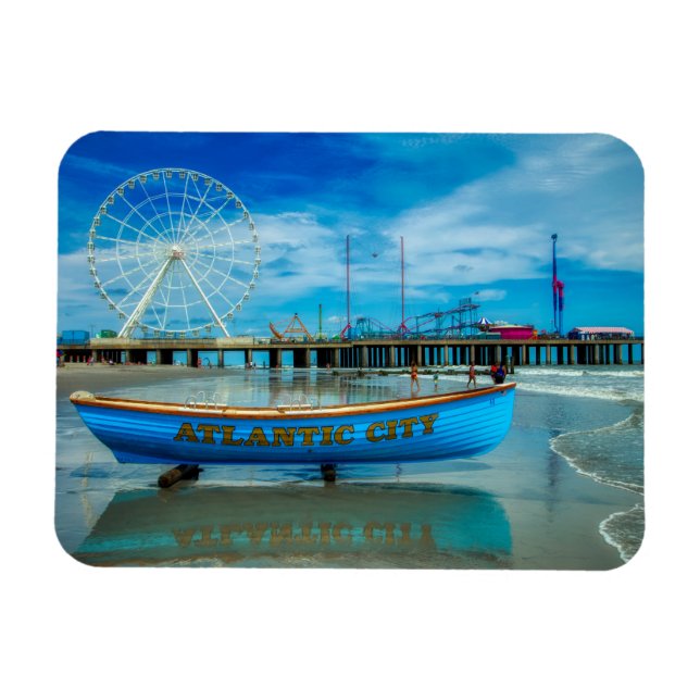 Scenia Atlantic City Boardpromenad Magnet (Horisontell)