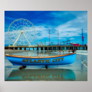 Scenia Atlantic City Boardpromenad Poster