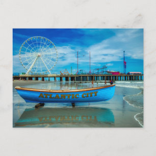 Scenia Atlantic City Boardpromenad Vykort