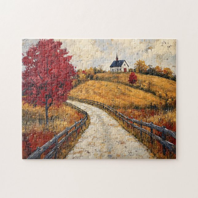 Scenia Autumn Ligcape Rustic Pussel (Horisontell)