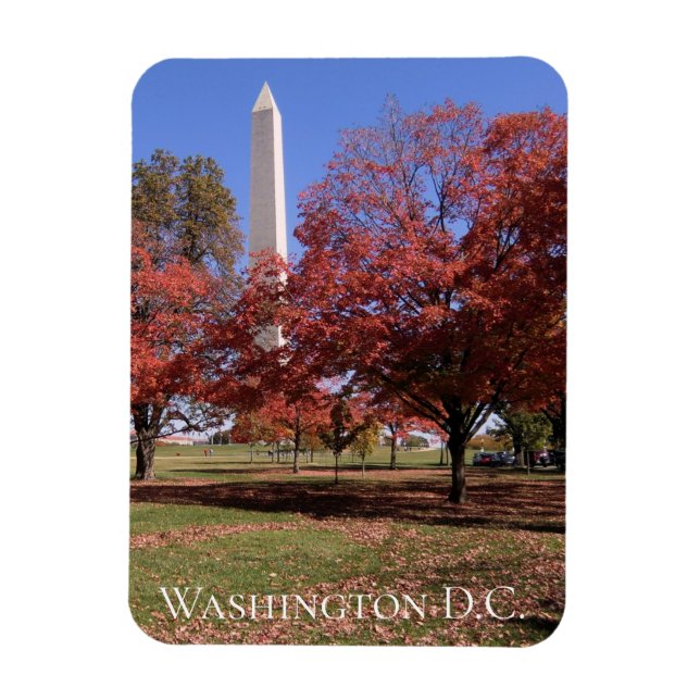 Scenia Autumn Washington D.C. Souvenir Magnet (Vertikal)