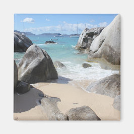 Scenia Beach at the Baths on Virgin Gorda, BVI Magnet