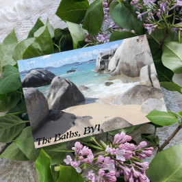 Scenia Beach at the Baths on Virgin Gorda, BVI Vykort