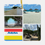 Scenia Beach och Desert Aruba Julgransprydnad Keramik<br><div class="desc">Bilderna Scenia Beach och Desert Aruba har tillsammans med Red,  White,  Blue och Gult rand inspirerats av flagga Aruba. Jag har njutit av flera kryssningar på denna vackra ö. celeste@khoncepts.com</div>