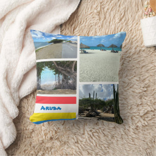 Scenia Beach och Desert Aruba Kudde