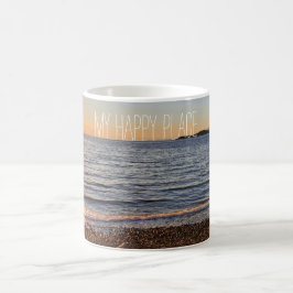 Scenia Beach Sunset Photo Magnet Kaffemugg