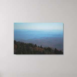 Scenia Blue Ridge Mountains North Carolina Photo Canvastryck