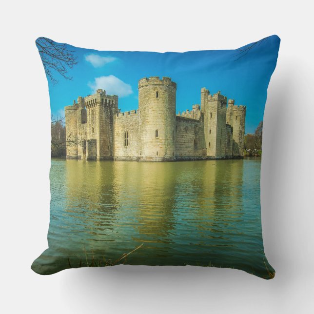 Scenia Bodiam Castle i Öster Sussex England Kudde (Framsida)