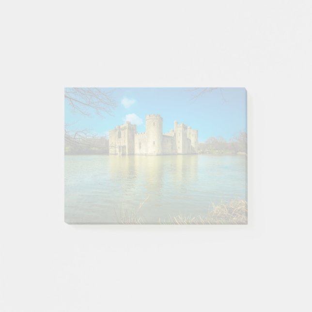Scenia Bodiam Castle i Öster Sussex England Post-it Block (Framsida)
