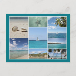 Scenia Caribbean Photo Collage Vykort
