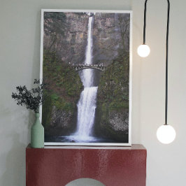 Scenia Cascading Multnomah Falls Fototryck