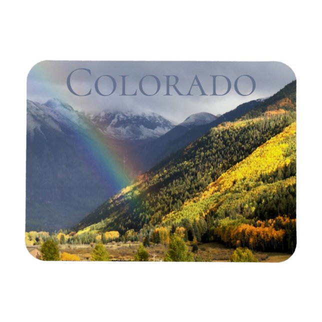 Scenia Colorado Autumn Rainbow och Aspen Magnet (Horisontell)