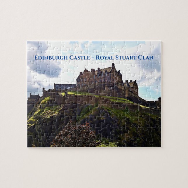 Scenia Edinburgh Castle Scotland Royal Stuart Pussel (Horisontell)