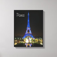 Scenia Eiffel Torn i natt
