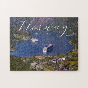 Scenia Fjord Norge Cruise Jigszle Puzzle Pussel