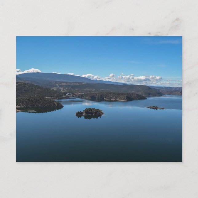 Scenia Flaming Gorge Sjö Vykort (Framsida)