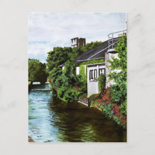 Scenia Galway City Ireland Canal View Vykort