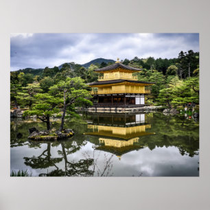 Scenia Golden Pavilion Japanska Garden Poster