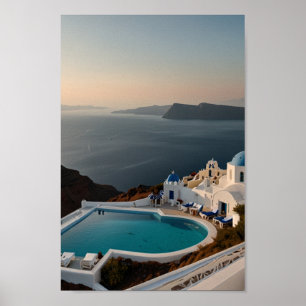 Scenia Greece Travel Poster