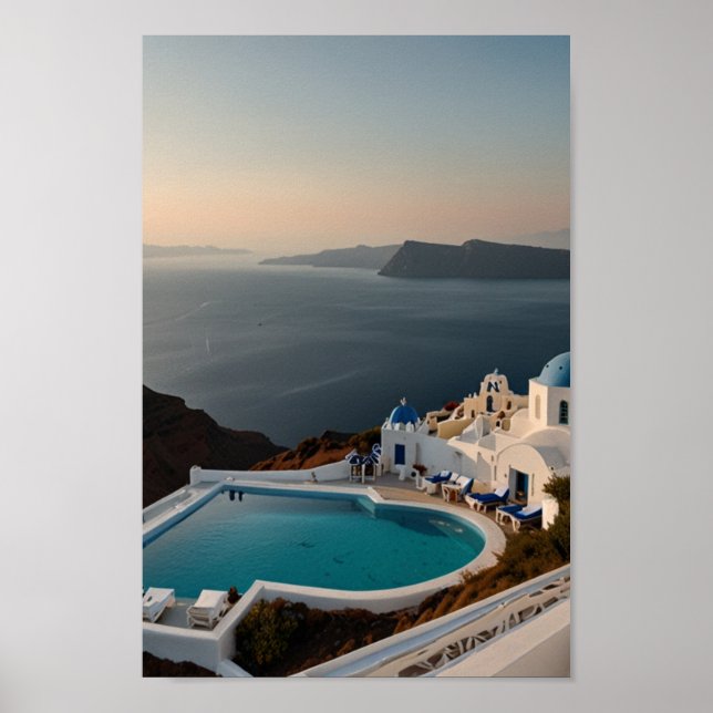 Scenia Greece Travel Poster (Framsidan)