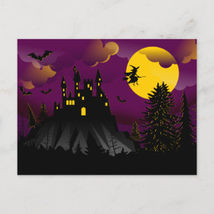 Scenia Halloween-vykort Vykort