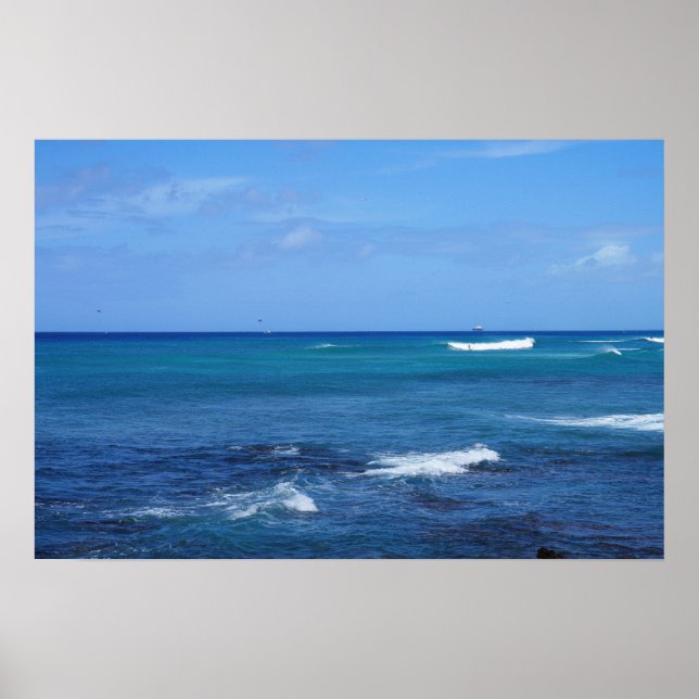 Scenia Hawaii Ocean View Poster (Framsidan)