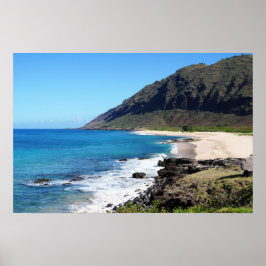 Scenia Hawaiian Kusten View Poster