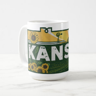 Scenia Kansas Retro Silhouette Kaffemugg