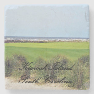 Scenia Kiawah Island, South Carolina Marble Stone Underlägg Sten