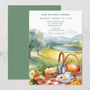Scenia Lakeside Picnic Inbjudningar