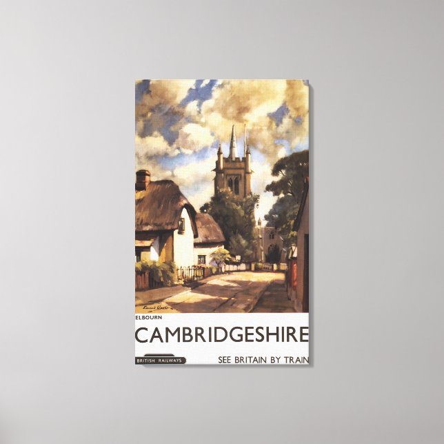Scenia Land View British Railways Poster Canvastryck (Framsida)