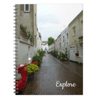 Scenia London Street Photo Spiral Photo Notebook Anteckningsbok