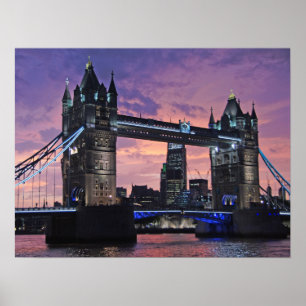 Scenia London Torn Bridge Poster