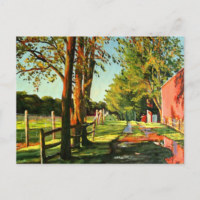 Scenia Missouri Horse Boarding Farm Vykort (Framsida)