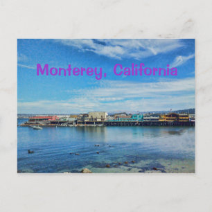 Scenia Monterey Bay vid Wharf Vykort