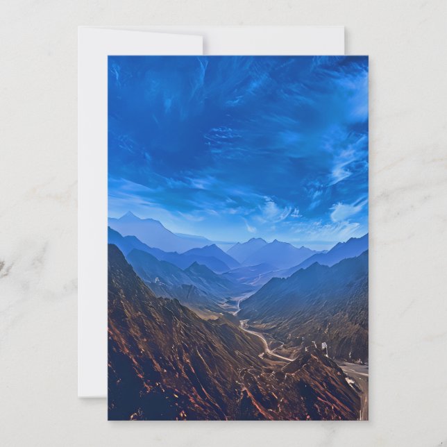 Scenia Mountain Valley Julkort (Framsida)