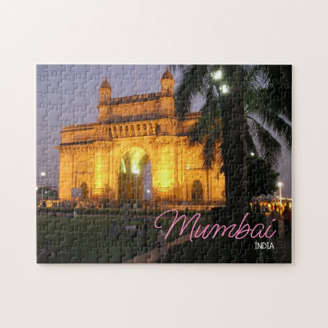 Scenia Mumbai India Jigszle Puzzle Pussel (Horisontell)