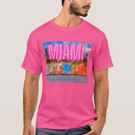 Scenia Neon Miami Waterfront T Shirt