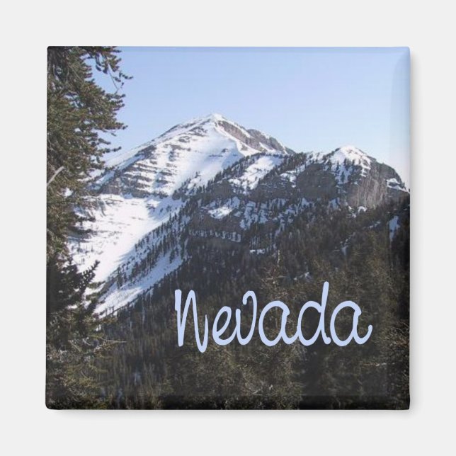 Scenia Nevada Travel Souvenir Fridge Magnet (Framsidan)